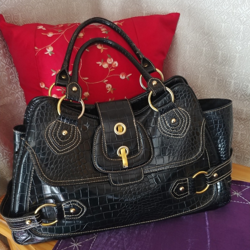 Black handbag